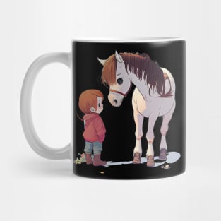 Colorful Fjord Horse Artwork 30 Mug